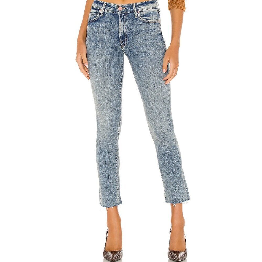 Mother The Rascal Ankle Fray Jean in Bonfire Lighting Size 25